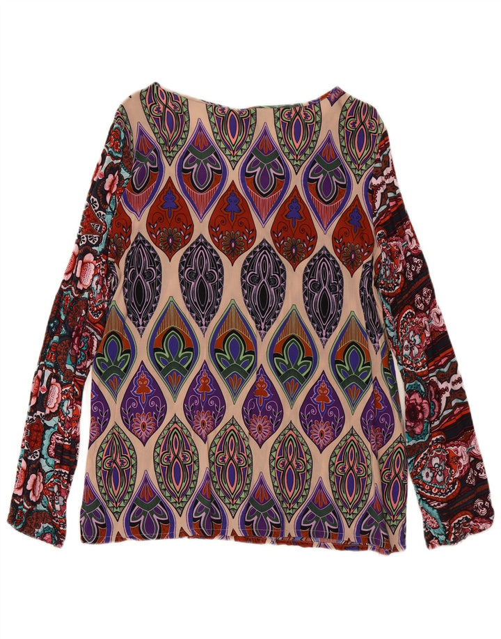 DESIGUAL Ženska majica dugih rukava UK 18 XL Višebojni paisley