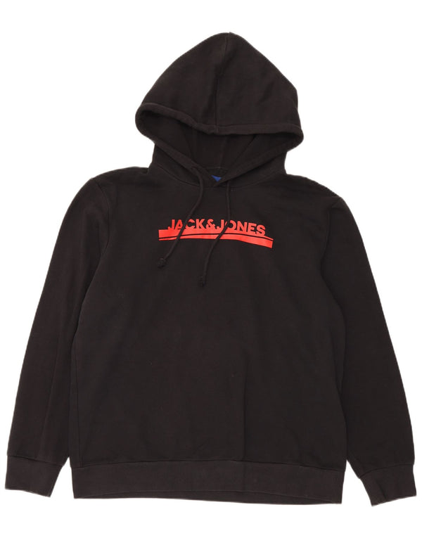 Jack & Jones muška majica s kapuljačom XL, crni pamuk