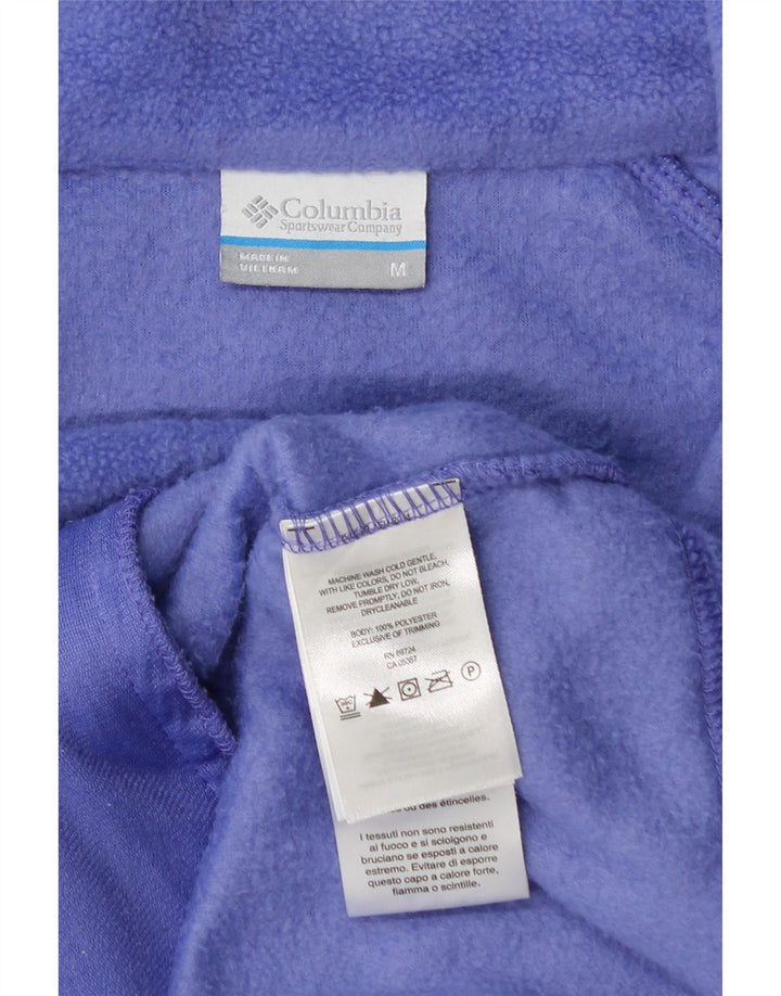 COLUMBIA Ženska jakna od flisa UK 14 Srednje ljubičasti poliester