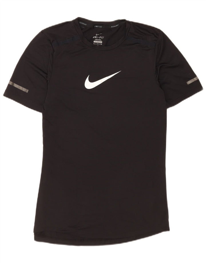 Nike Dri Fit majica kratkih rukava mala crna od poliestera