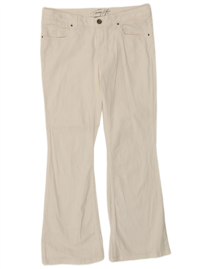 TOMMY HILFIGER Ženske traperice Bootcut W30 L30 Bijeli pamuk