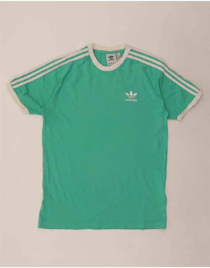 Adidas muška majica srednje tirkizne boje od pamuka