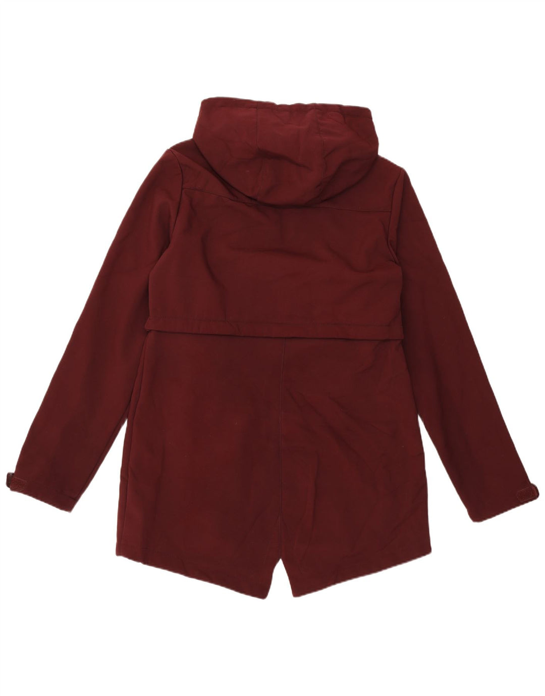MOUNTAIN WAREHOUSE Womens Hooded Windbreaker Jacket UK 12 Medium  Burgundy