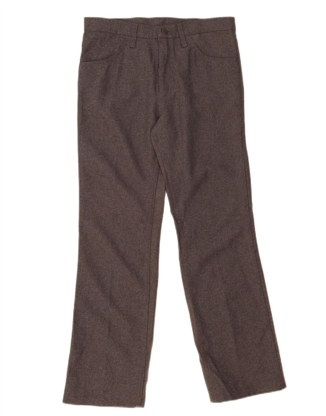 WRANGLER Ženske ravne ležerne hlače W33 L30 sivi poliester