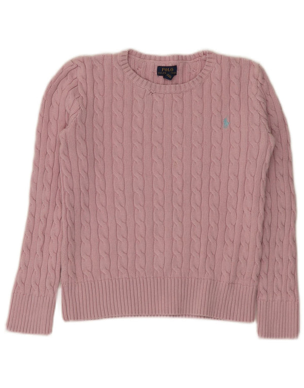 Polo Ralph Lauren pulover s okruglim izrezom za djevojčice 15-16 godina XL ružičasta