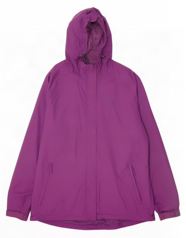 Mountain Warehouse ženska kišna jakna s kapuljačom UK 22 3XL ljubičasti najlon