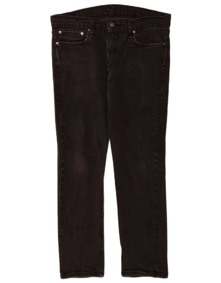 Levi's muške 511 uske traperice W36 L30 crni pamuk