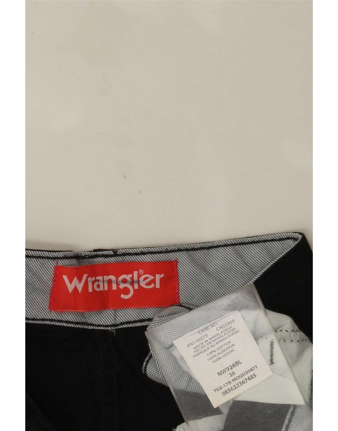 Wrangler muške kargo kratke hlače W30 Srednje crni pamuk