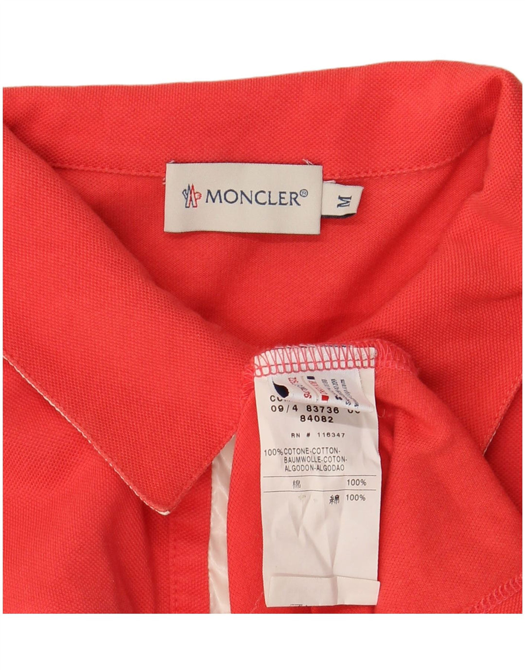 MONCLER ženska polo majica UK 12 srednje crvena