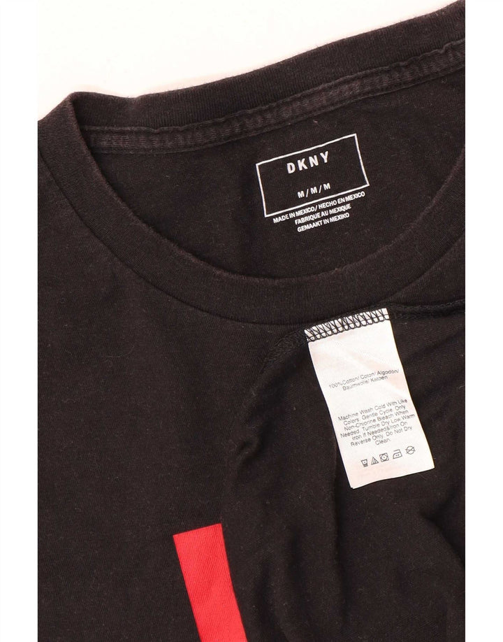 Dkny muška grafička majica kratkih rukava Srednji crni pamuk