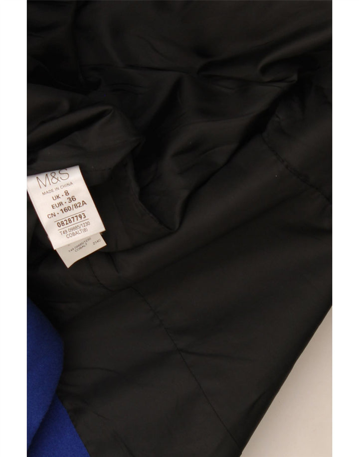 Marks & Spencer ženski kaput UK 8 Mali plavi poliester