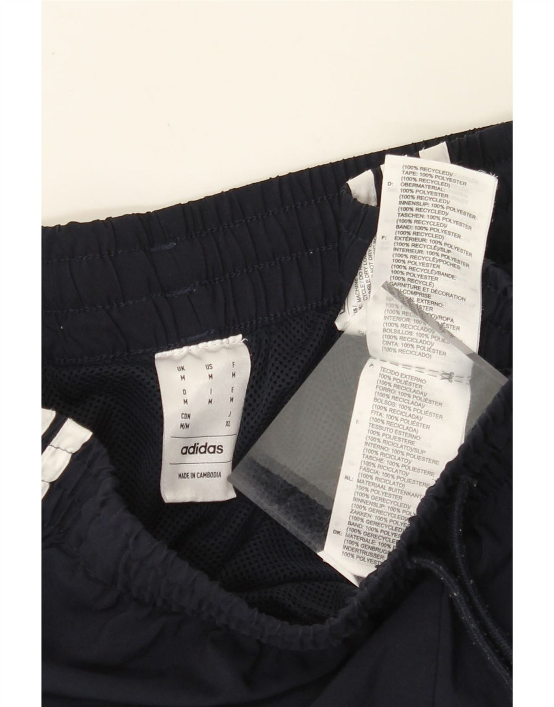 ADIDAS muške sportske kratke hlače srednje tamnoplave boje od poliestera