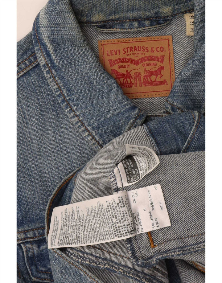 Levi's ženska traper jakna UK 12 srednje plavi pamuk