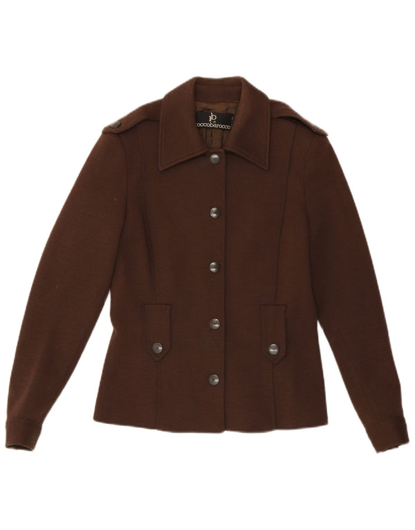 Roccobarocco ženski dvodijelni komplet suknji s 5 gumba UK 10 Small W23 Brown Army