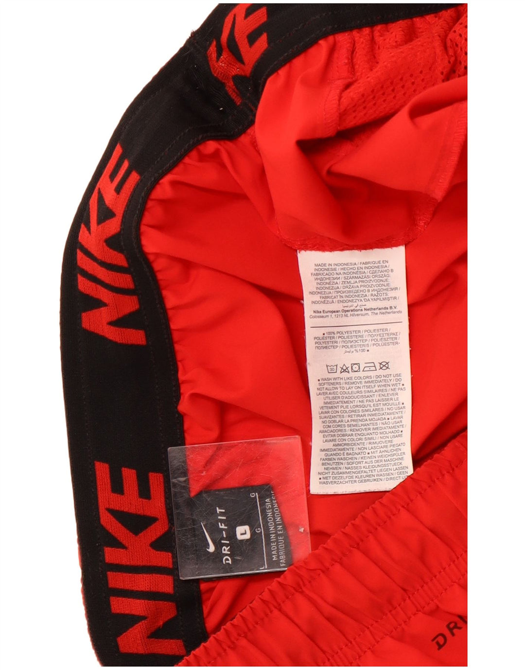 Nike muške sportske kratke hlače velike crvene sportske poliesterske hlače