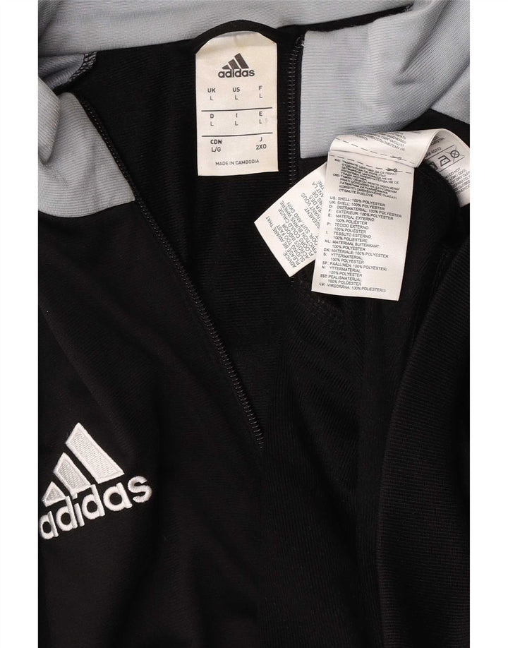 Adidas muška trenirka gornja jakna Large Black Colourblock Polyester