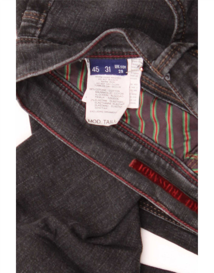 Trussardi muške ravne traperice W29 L32 sivi pamuk