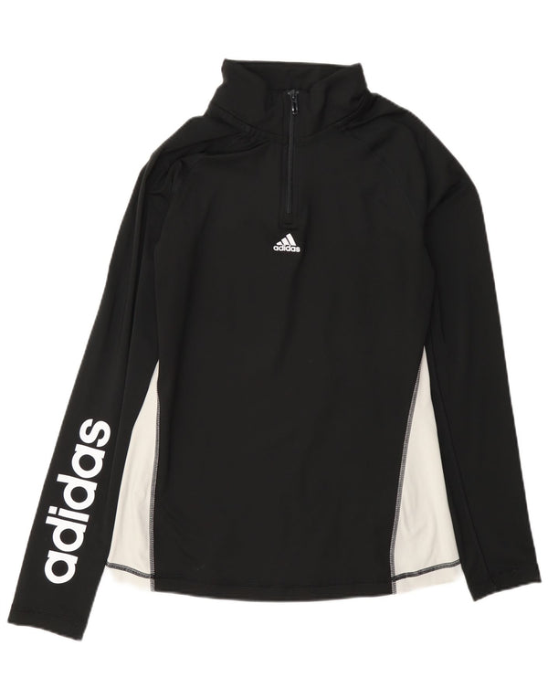 Adidas gornji dio trenirke s grafičkim motivima UK 12/14 srednje crne boje