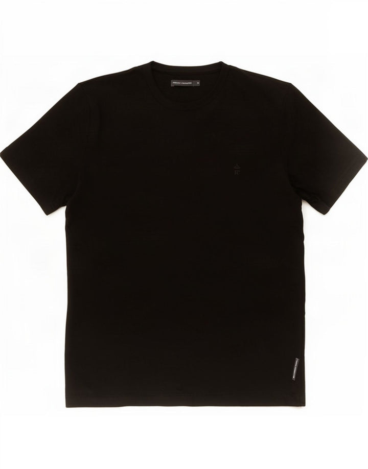 French Connection Muška majica kratkih rukava Medium Black Cotton