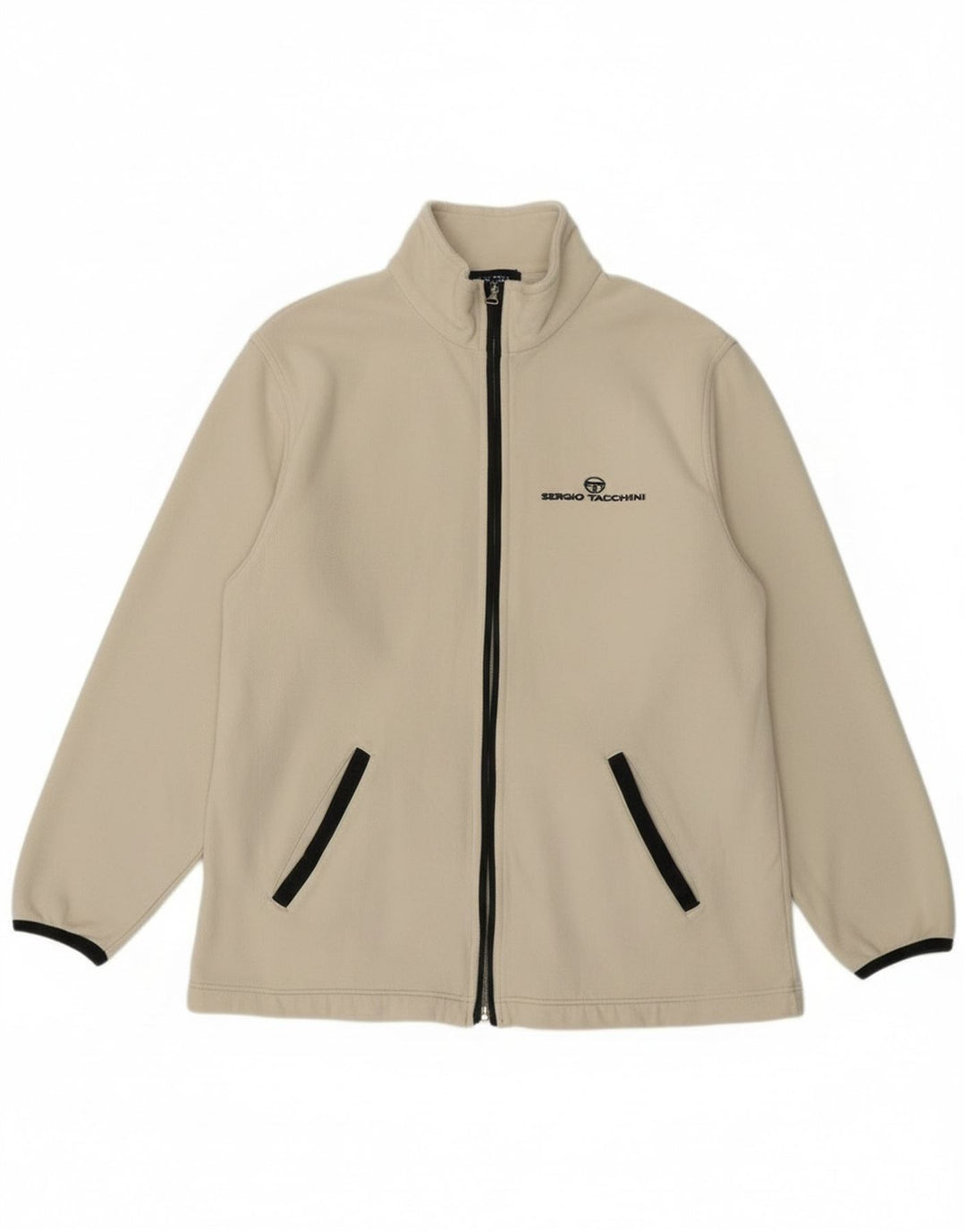 Sergio Tacchini Muška gornja jakna trenirke Mala sivo bijela