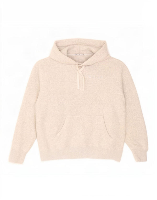 Jack Wills Ženska velika majica s kapuljačom UK 10 Mali sivi flekasti pamuk