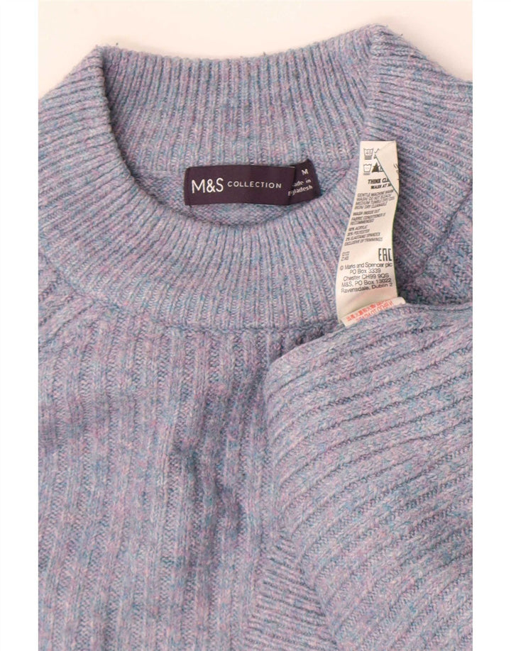Marks & Spencer ženski džemper s okruglim izrezom UK 14 Srednje tamnoplava