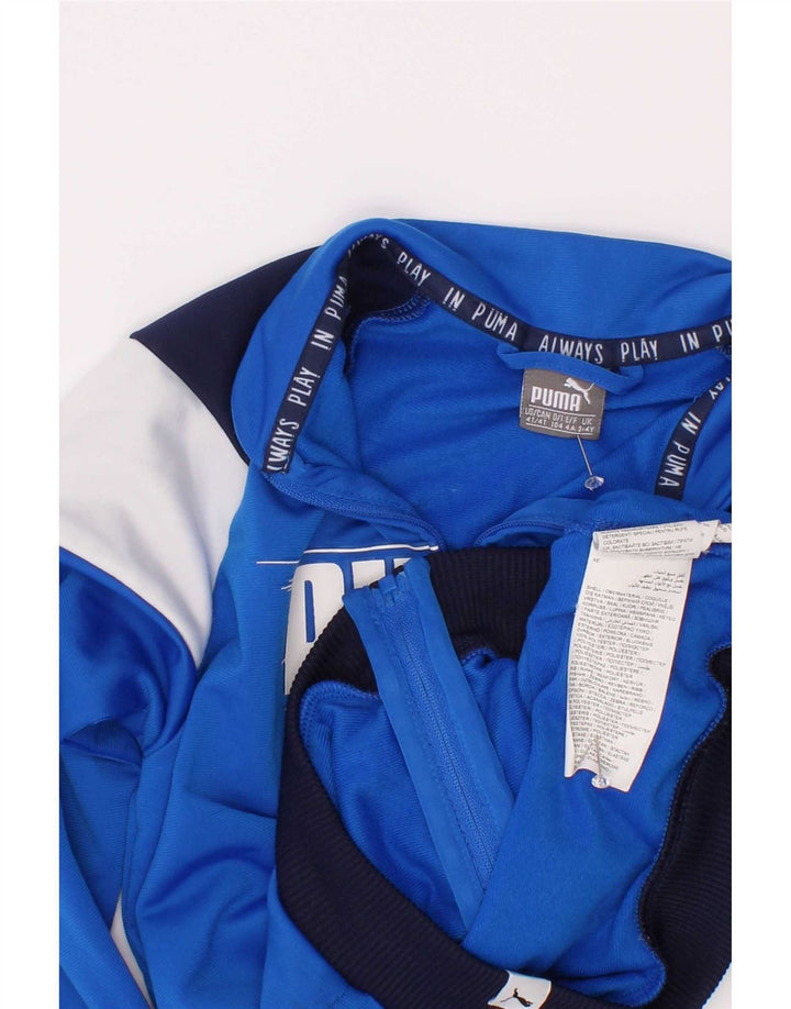 Puma Boys Graphic Trenirka Gornja jakna 3-4 godine plava poliesterska boja