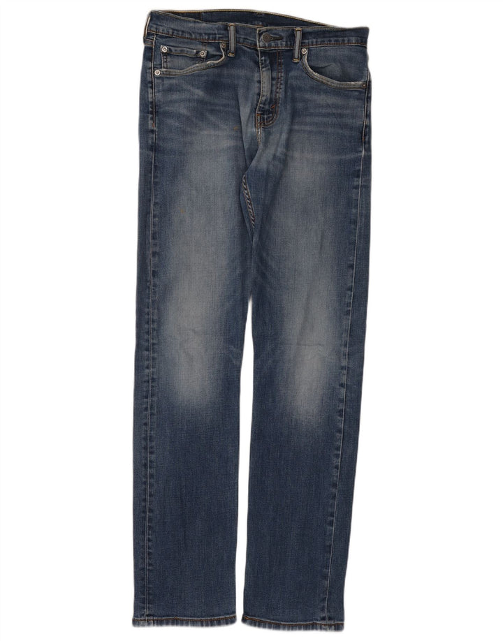 Levi's muške ravne traperice W31 L34 plavi pamuk
