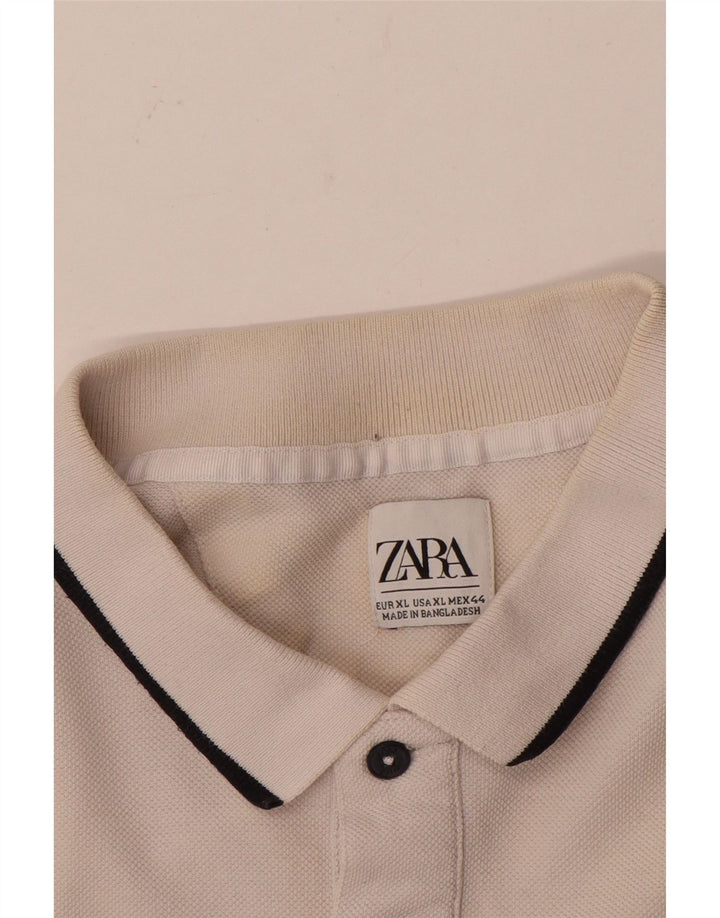 Zara muška polo majica XL bijele boje