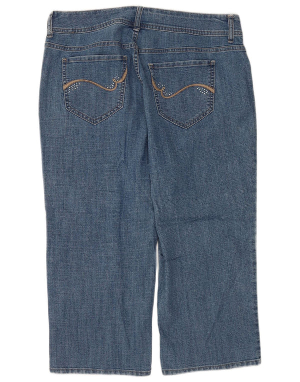 Lee ženske ravne traperice Riders US 16 2XL W34 L30 plavi pamuk