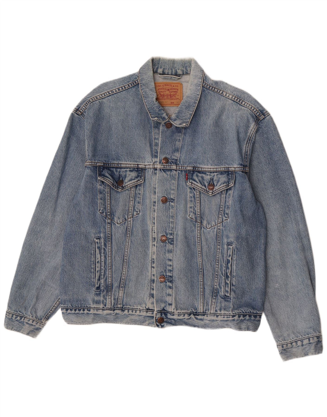 Levi's muška traper jakna UK 42 XL plavi pamuk