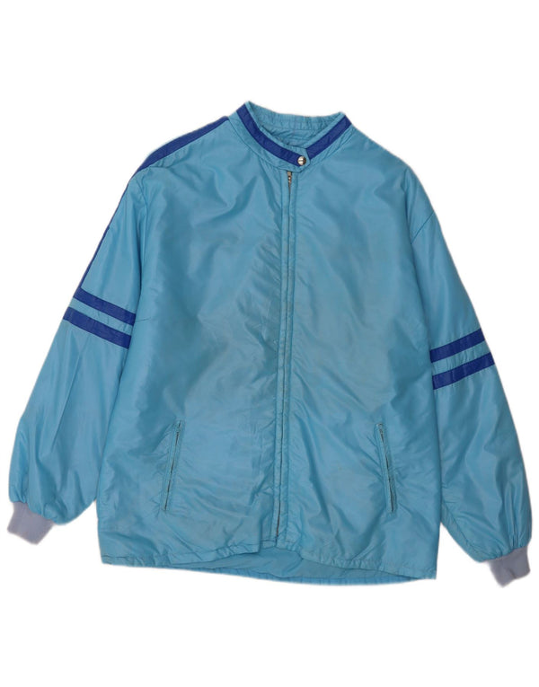 Vintage ženska kišna jakna s kapuljačom UK 16 Large Blue Sports