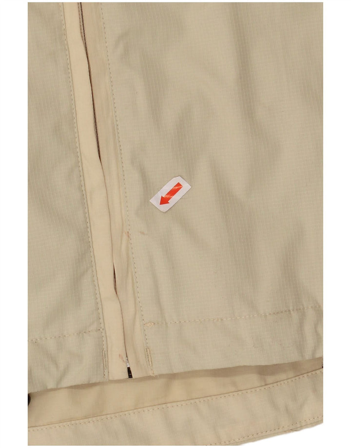 JACK WOLFSKIN Prevelika ženska kišna jakna UK 10 Small Beige Colourblock