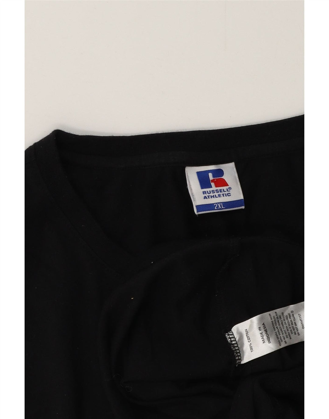 RUSSELL ATHLETIC Muška majica kratkih rukava s grafičkim motivima 2XL crni pamuk