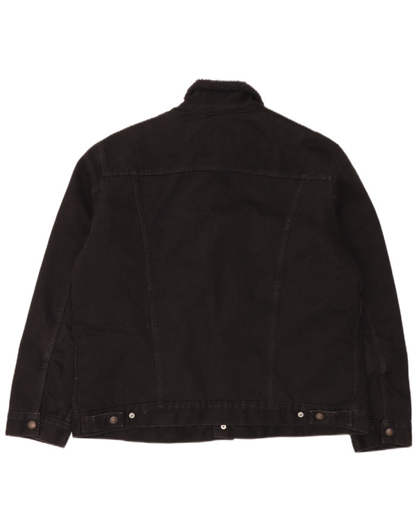 Levi's muška traper jakna UK 42 XL crni pamuk