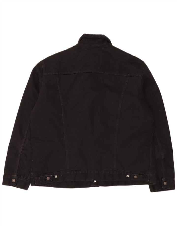 Levi's muška traper jakna UK 42 XL crni pamuk