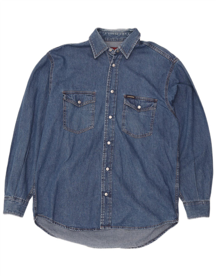 Carrera muška traper košulja veličine 39/40 srednje plavi pamuk