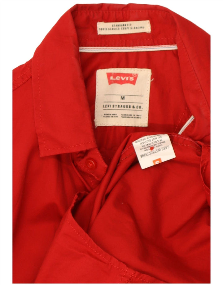Levi's muška standardna košulja od srednje crvenog pamuka