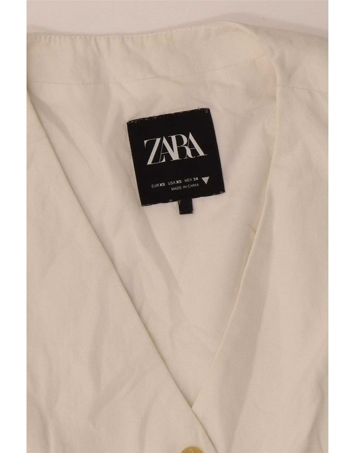 Zara ženski prsluk UK 6 XS bijeli
