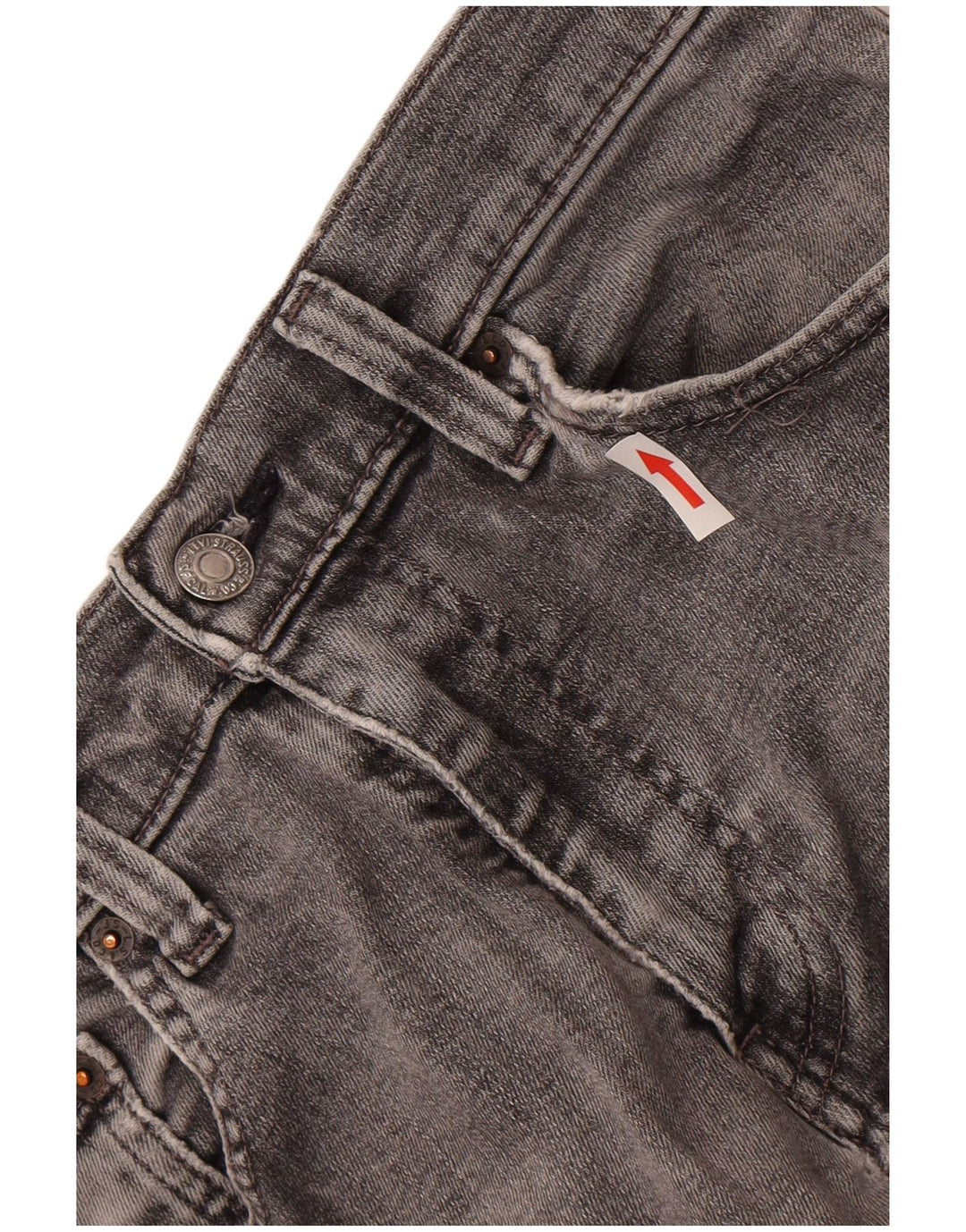 Levi's muške uske traperice W32 L32 sivi pamuk
