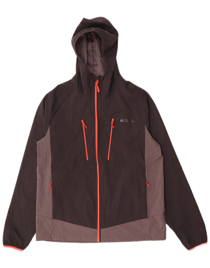 Muška kišna jakna s kapuljačom Mountain Warehouse UK 38 srednje crne boje