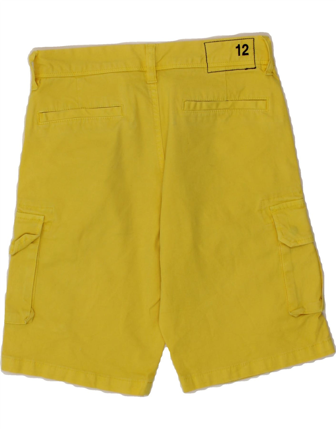 SUN68 Boys Cargo Shorts 11-12 Years W28 Yellow Cotton Vintage Sun68 and Second-Hand Sun68 from Messina Hembry 