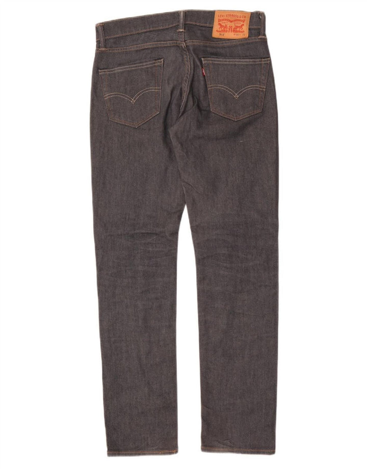 Levi's muške 511 uske traperice W30 L32 sivi pamuk