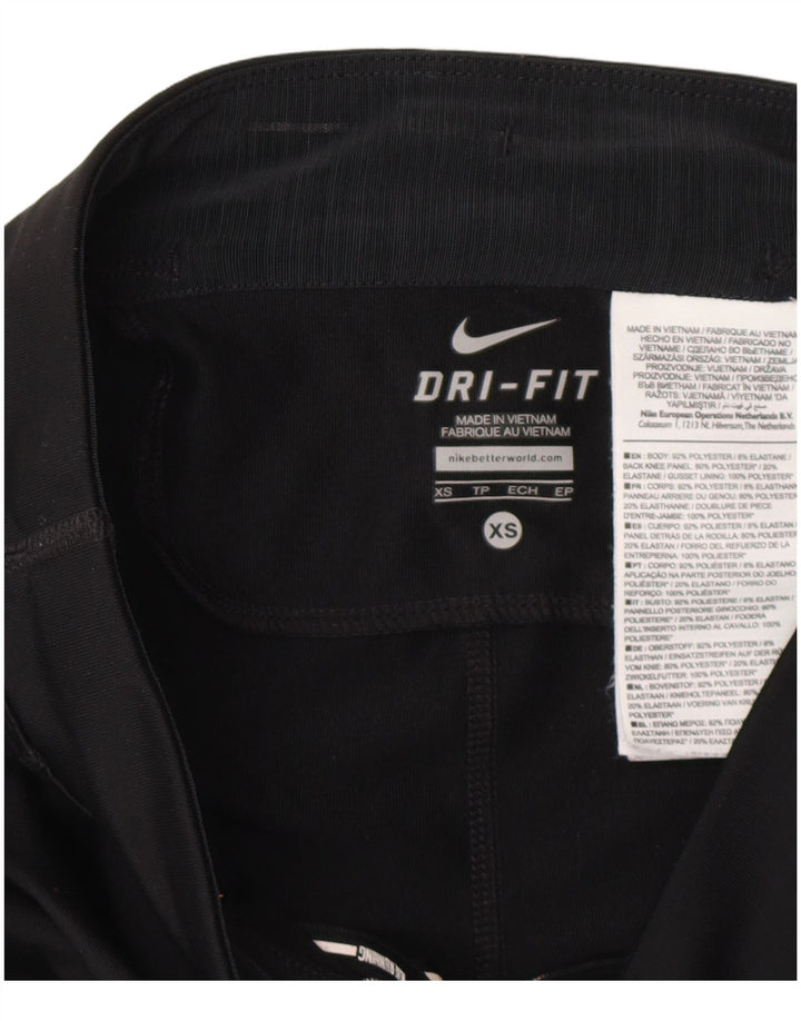 Nike ženske Dri Fit tajice UK 6 XS crni poliester