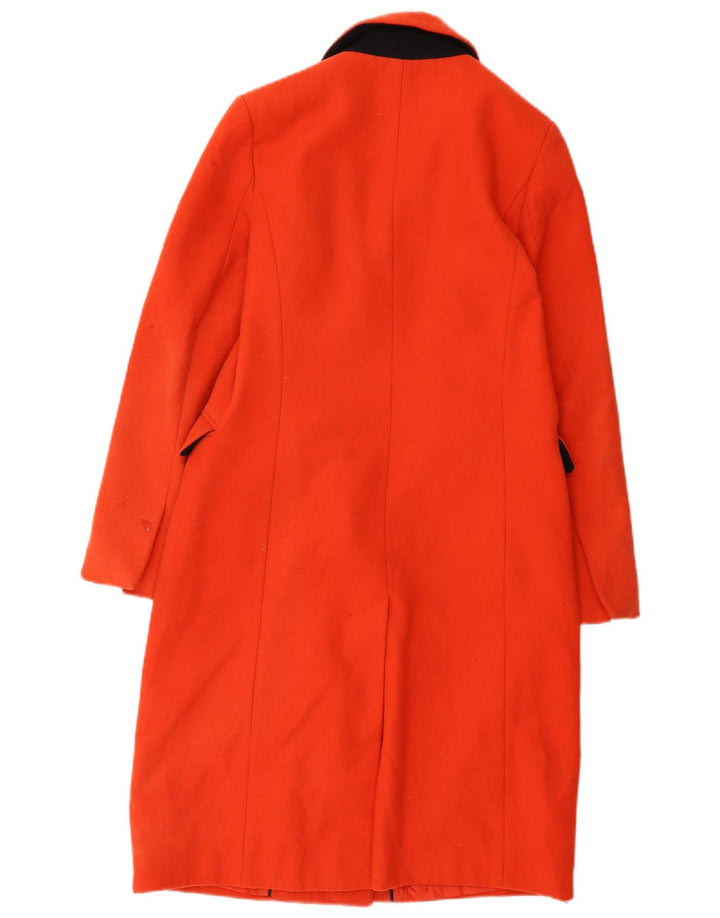 Topshop ženski kaput s dvorednim kopčanjem UK 10 Small Narančasta vuna