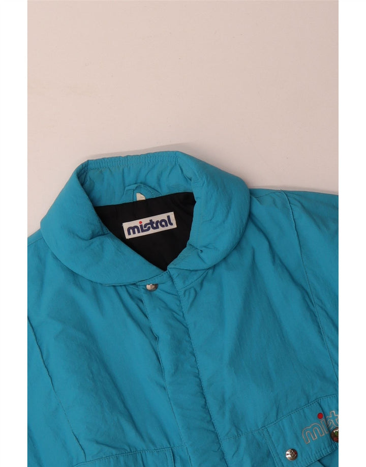 MISTRAL muška jakna široke podstave s grafikom UK 40 velika plava poliamida