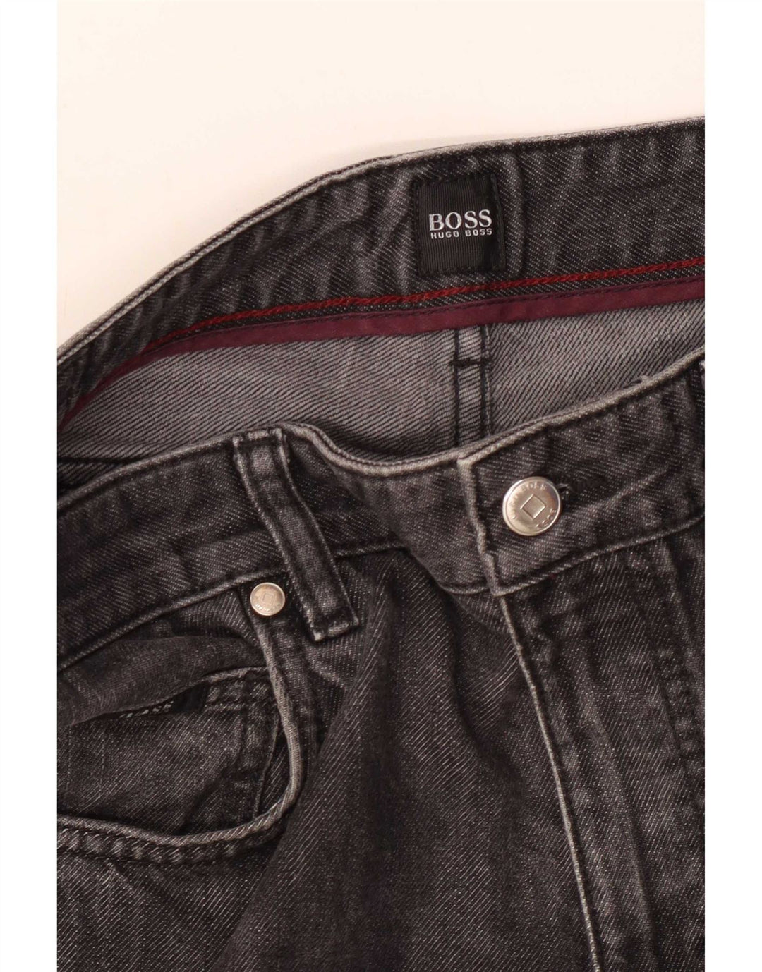 Muške ravne traperice Hugo Boss W36 L30 sive