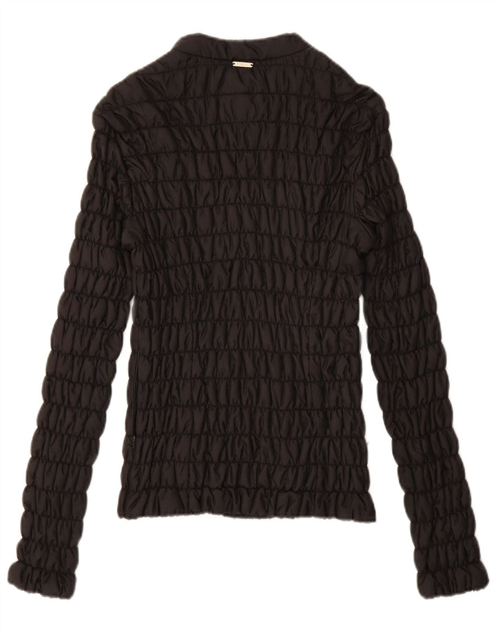 GUESS Ženska podstavljena jakna UK 12 srednje crna