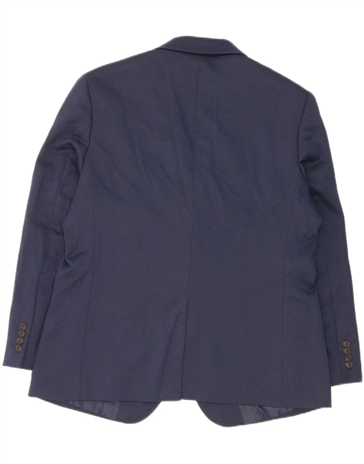 Marks & Spencer muška jakna sa 2 gumba UK 44 XL tamnoplavi poliester