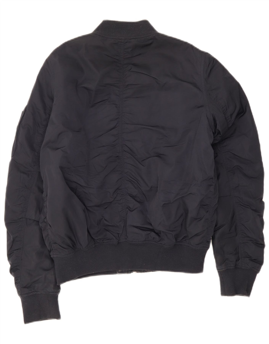 Topshop ženska bomber jakna UK 12 Medium tamnoplavi poliester